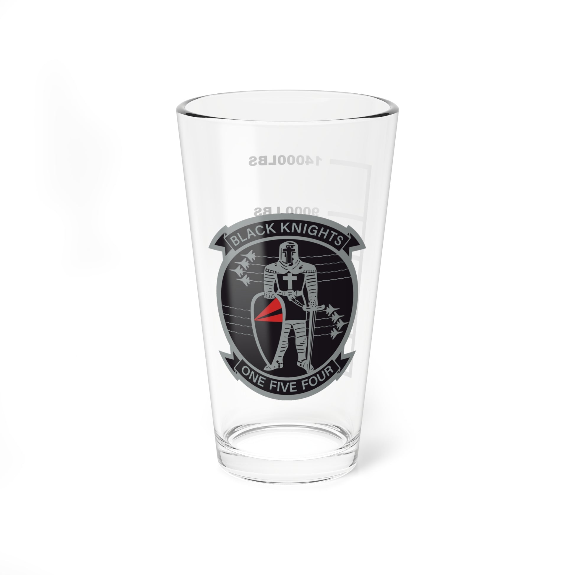 VFA-154 "Black Knights" Fuel Low Pint Glass