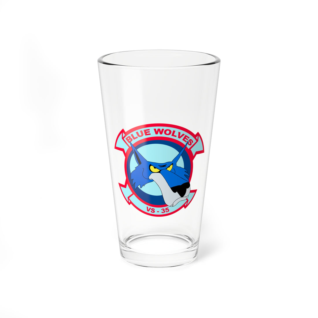 VS-35 Blue Wolves Aircrewman Pint Glass