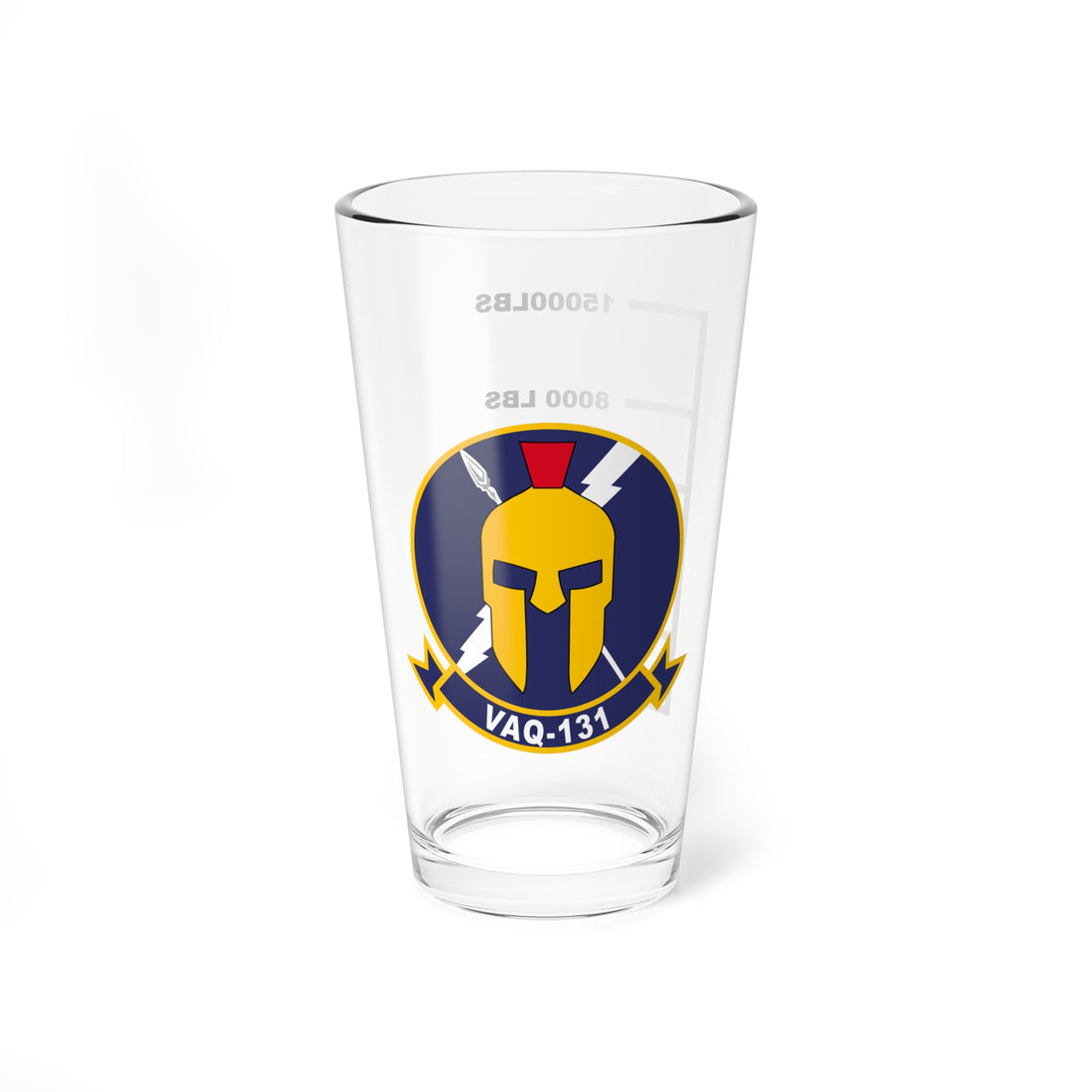 VAQ-131 "Spartans" Fuel Low Pint Glass