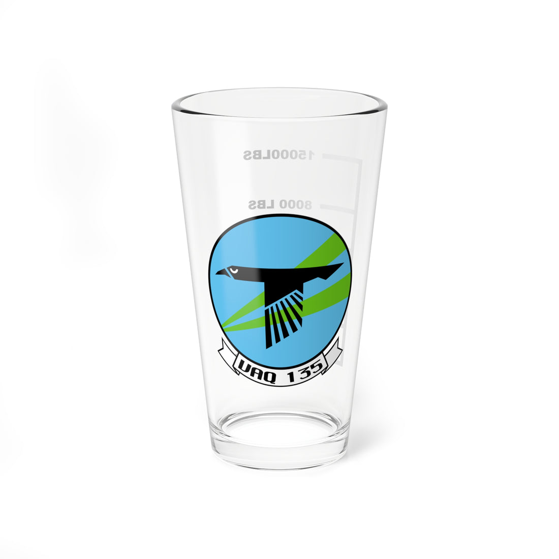 VAQ-135 "Black Ravens" Fuel Low Pint Glass