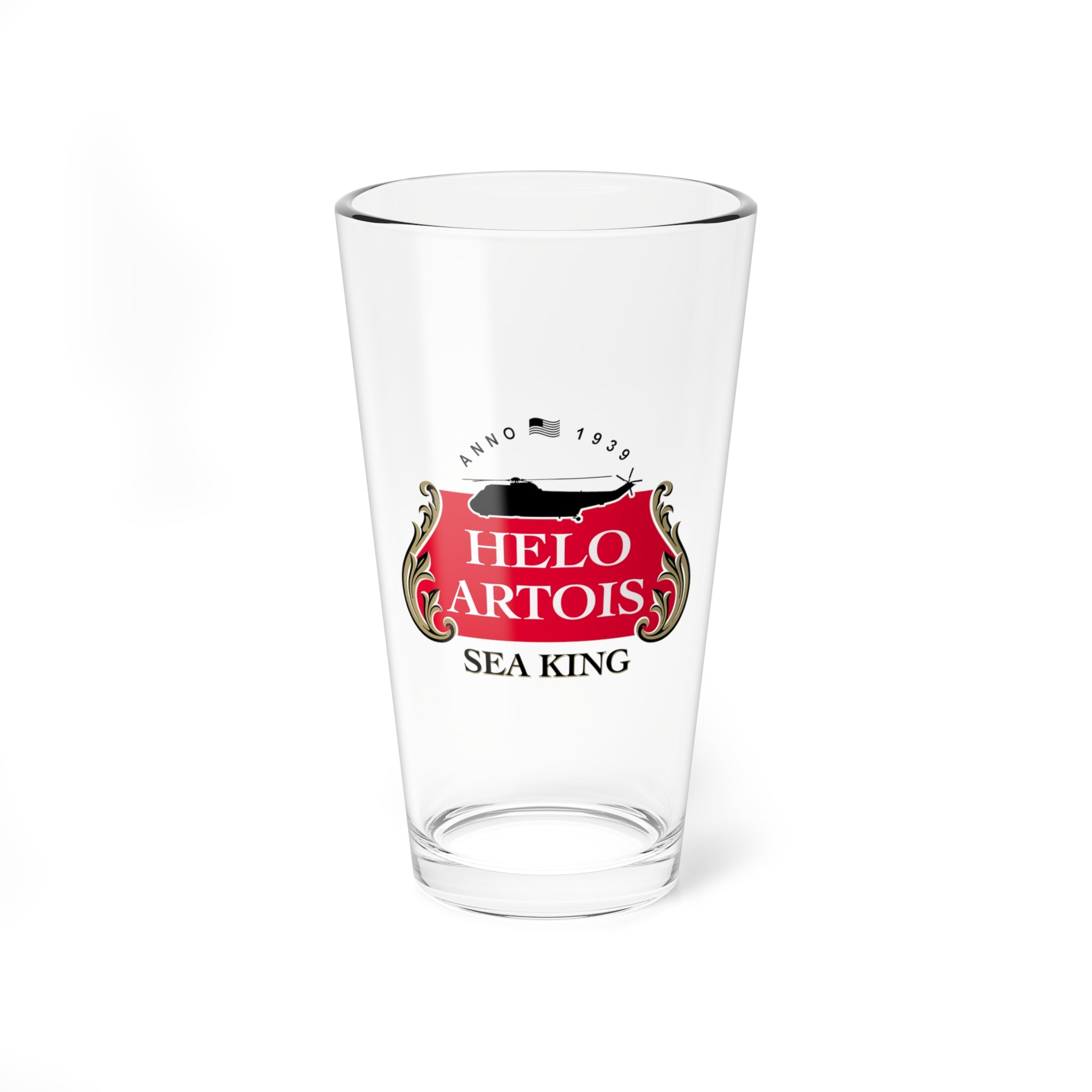 SH-3 Helo Artois Pint Glass