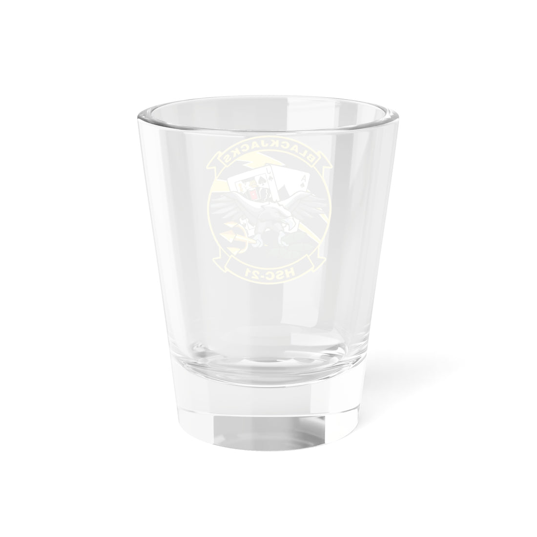 HSC-21 Blackjacks Shot Glass