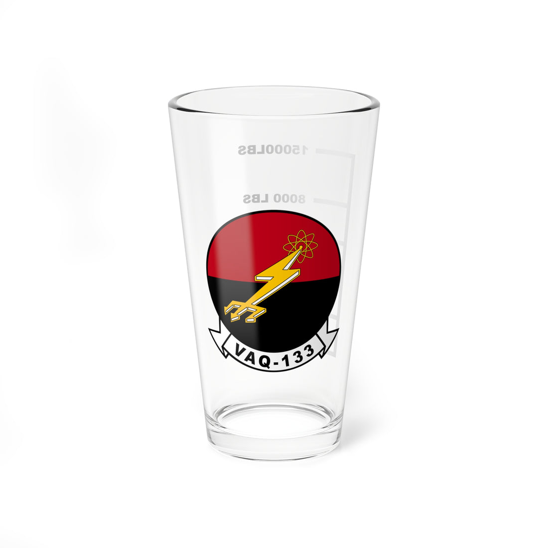 VAQ-133 "Wizards" Fuel Low Pint Glass