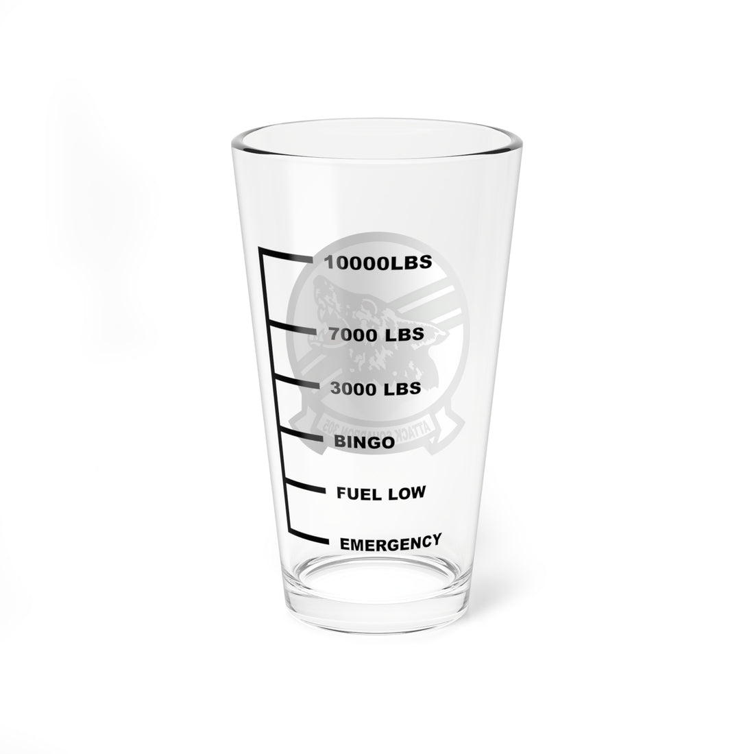 VA-305 Lobos Fuel Low Pint Glass