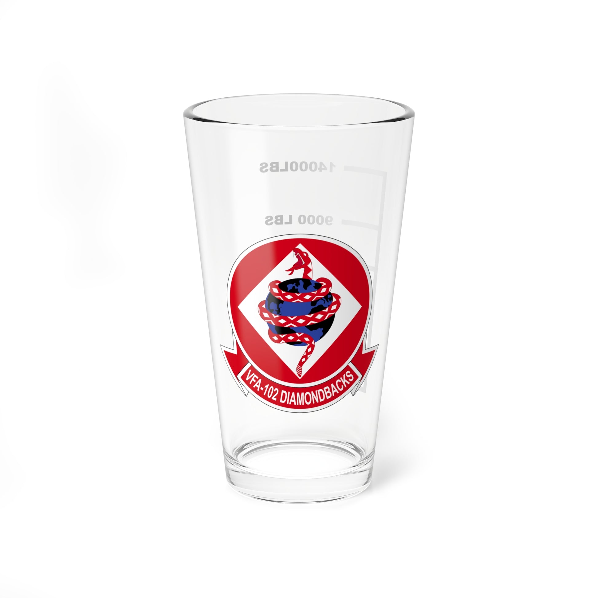 VFA-102 Diamondbacks Fuel Low Pint Glass