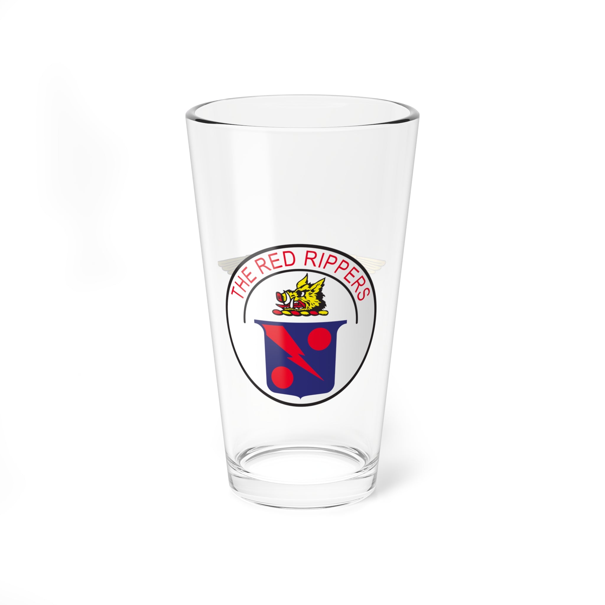 VF(VFA)-11 "Red Rippers" NFO Pint Glass, Navy Fighter and Attack Squadron flying the F-14 Tomcat and F/A-18F Super Hornet - Shop at Hippy's Goodness