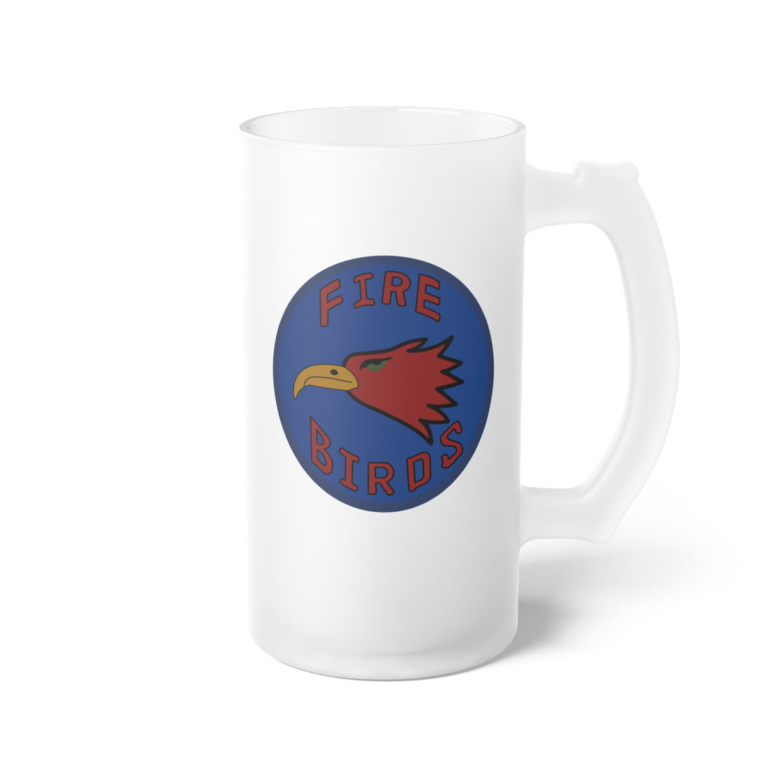 Hippy's Goodness 71st Aviation Company Frosted Glass Beer Mug