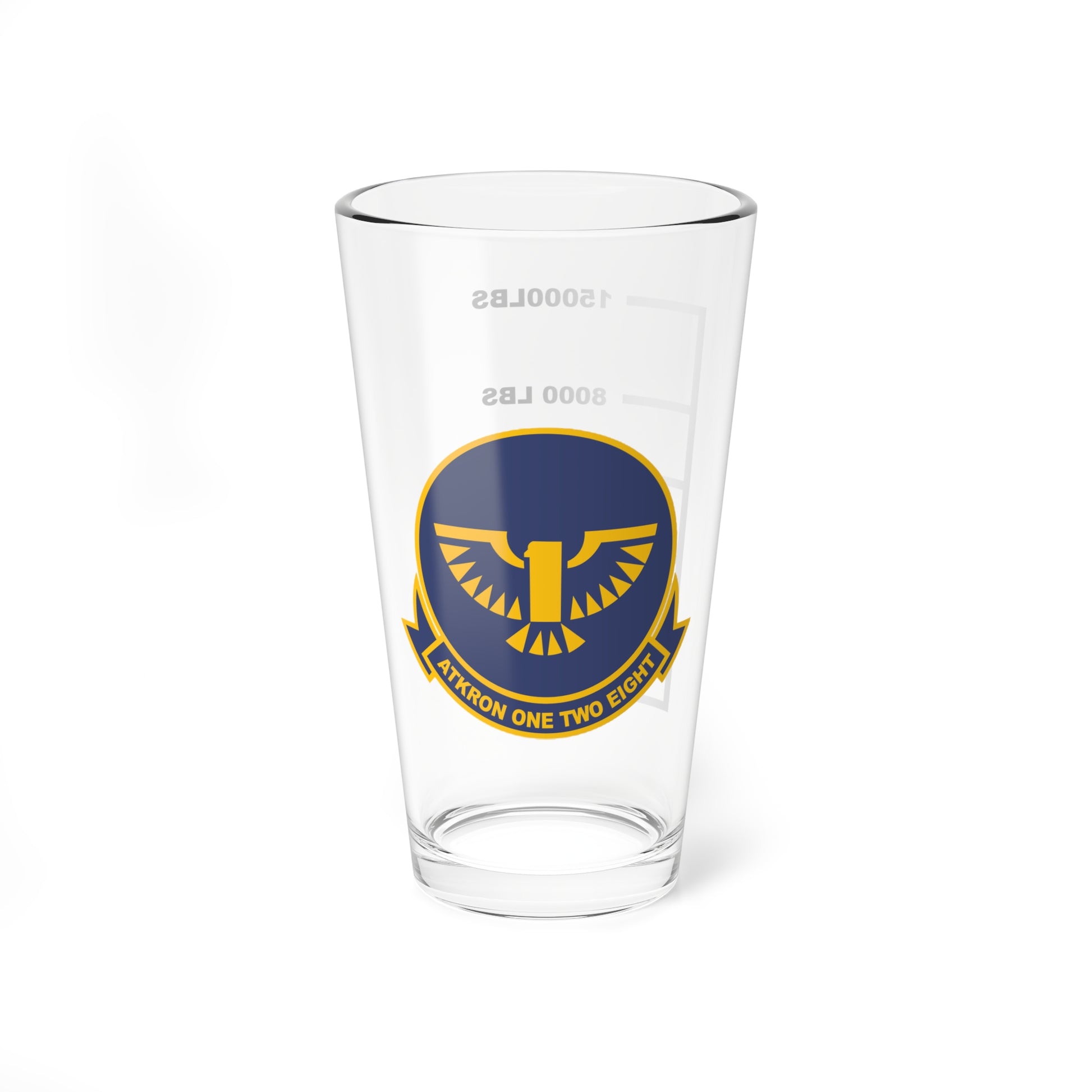 VA-128 "Golden Intruders" Fuel Low Pint Glass