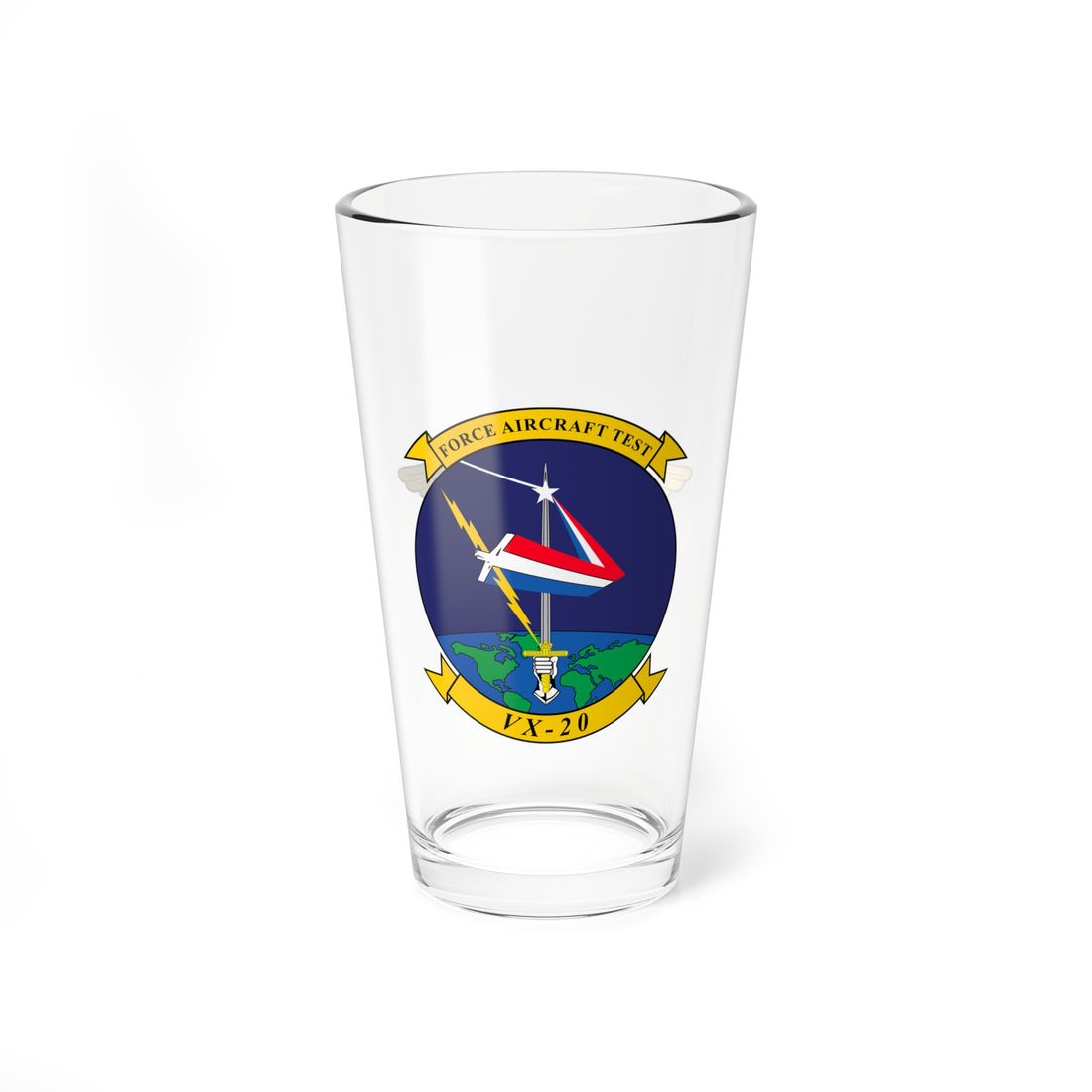 VX-20 Force Aviator Pint Glass 16oz
