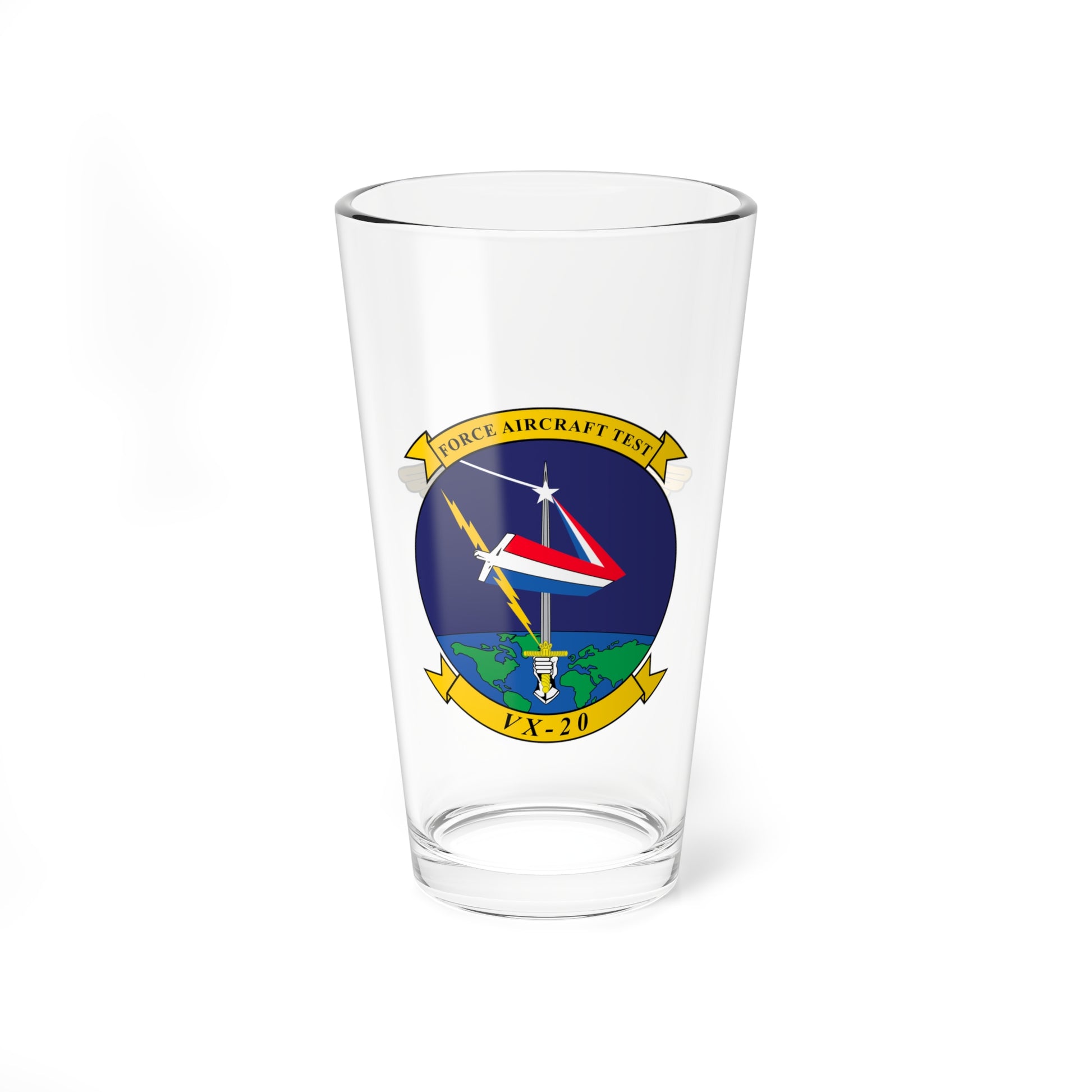 VX-20 Force Aviator Pint Glass 16oz