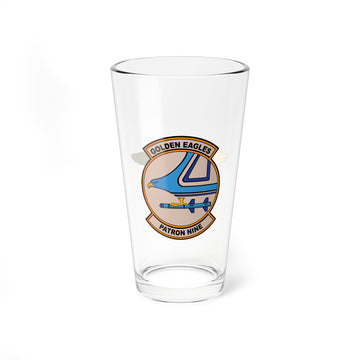 VP-9 Golden Eagles Aviator Pint Glass, Navy Maritime Patrol Squadron Flying the P-3 Orion - Shop at Hippy's Goodness