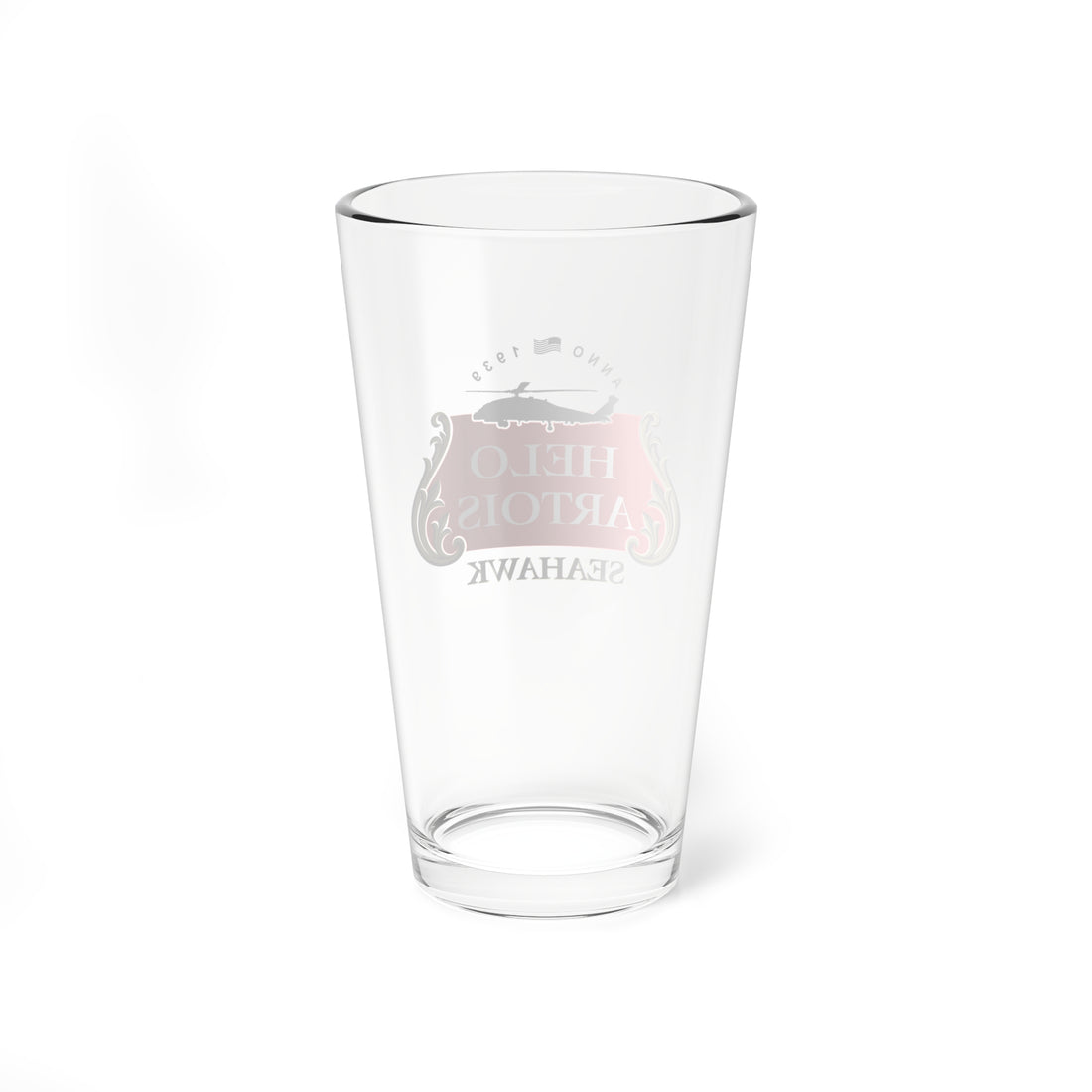 SH-60B Helo Artois Low Pint Glass