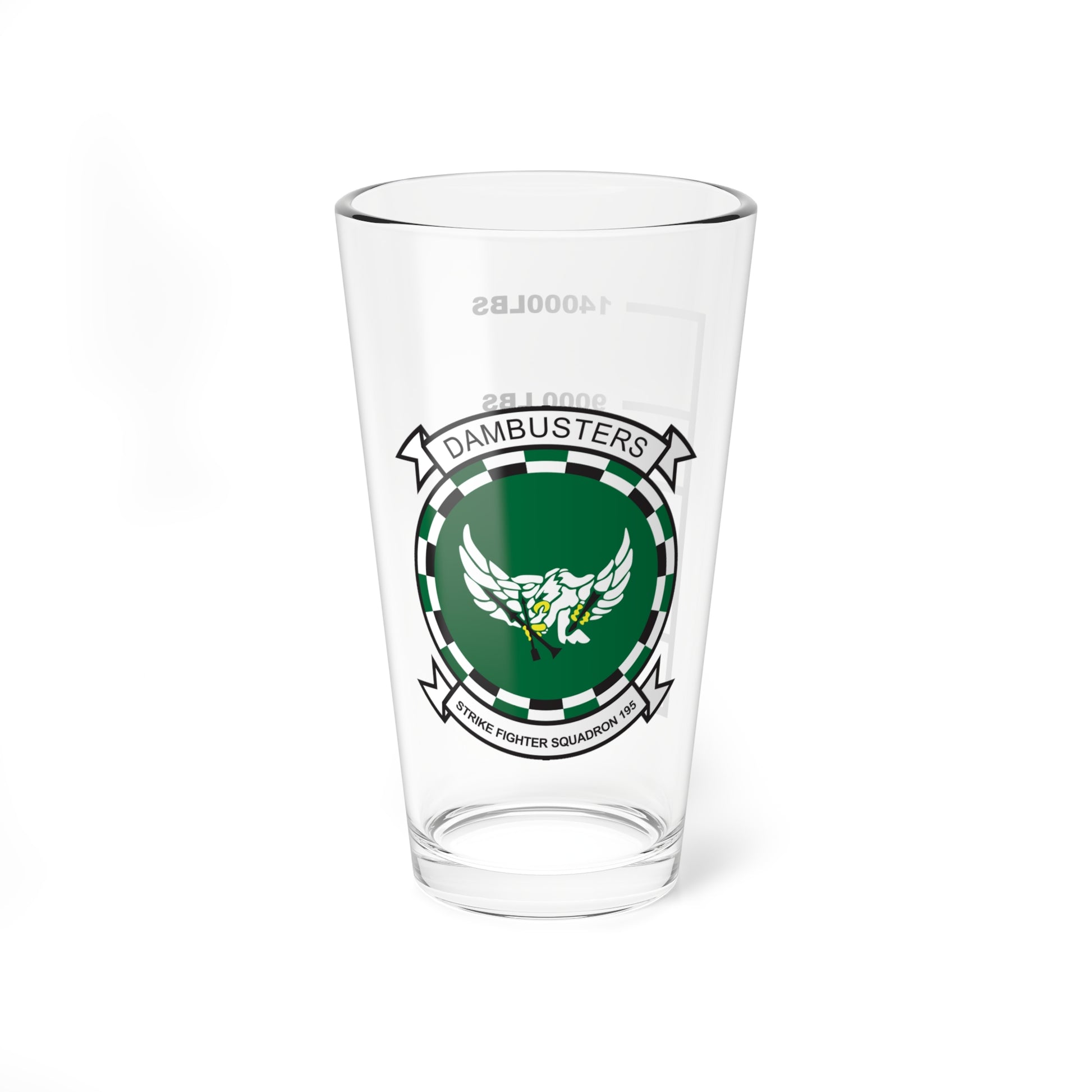 VFA-195 "Dambusters" Fuel Low Pint Glass