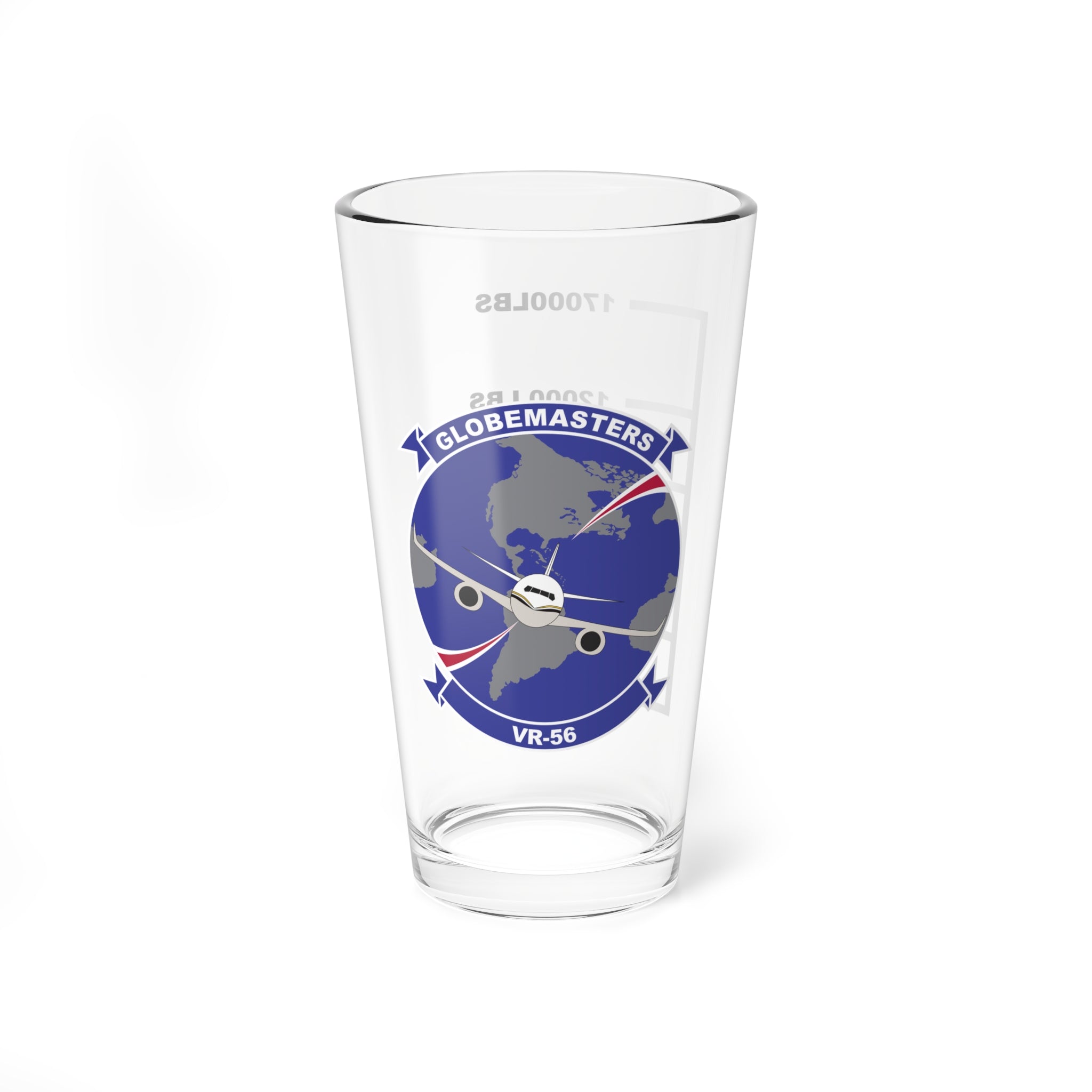 VR-56 Globemasters Fuel Low Pint Glass