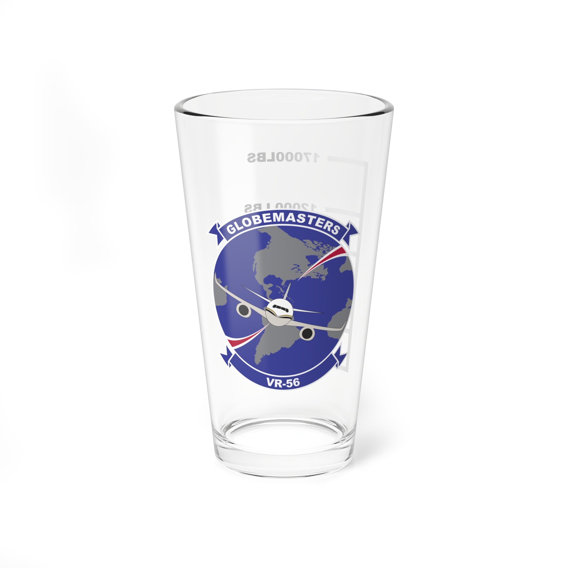 VR-56 Globemasters Fuel Low Pint Glass