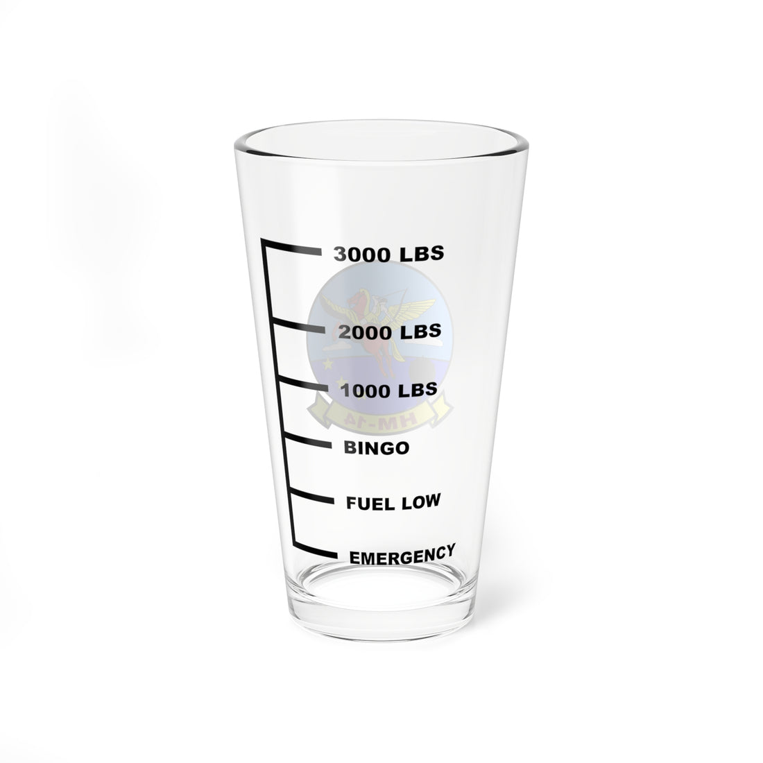 HM-14 Vanguard Fuel Low Pint Glass 