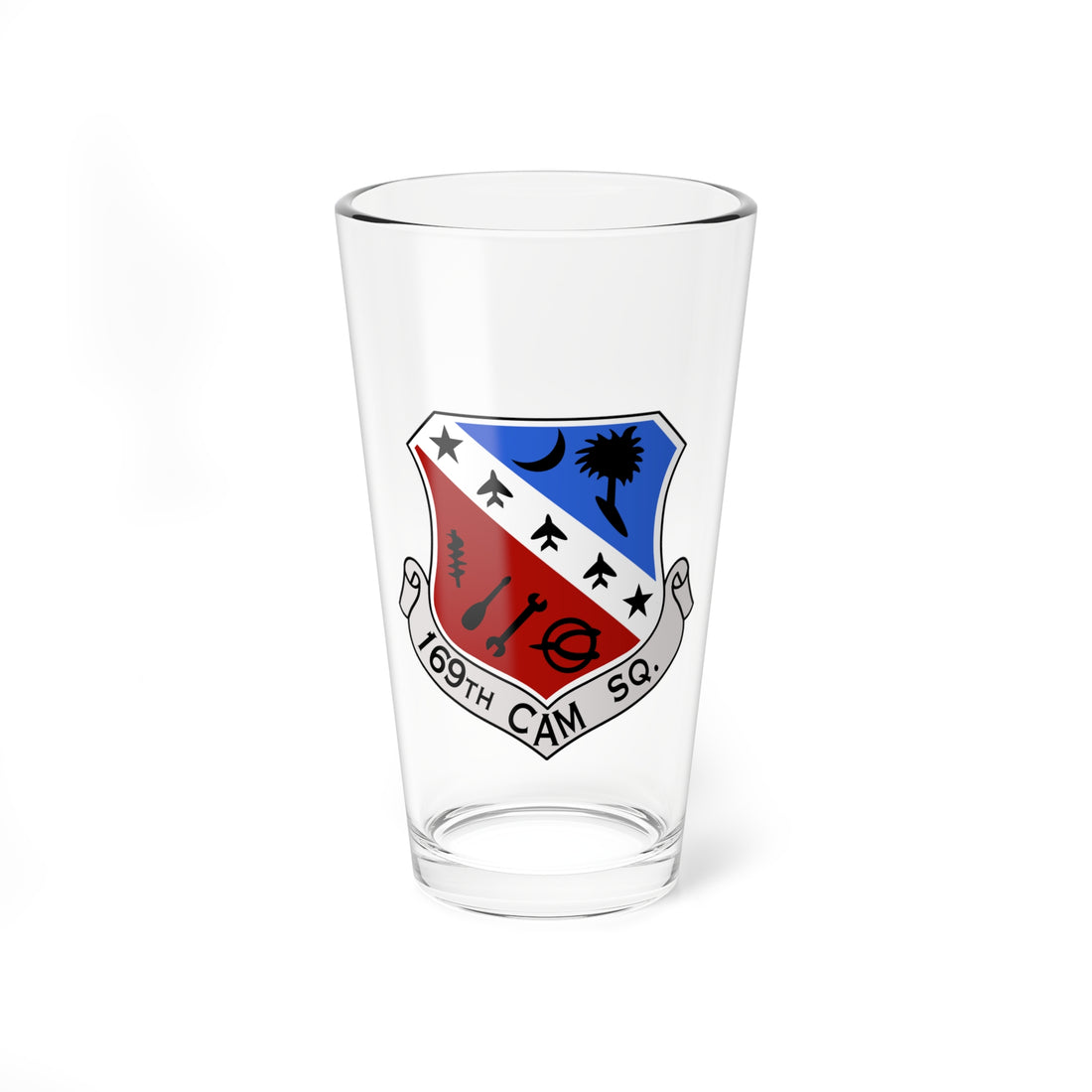 Hippy's Goodness 169th CAM Sq USAF Squadron Pint Glass