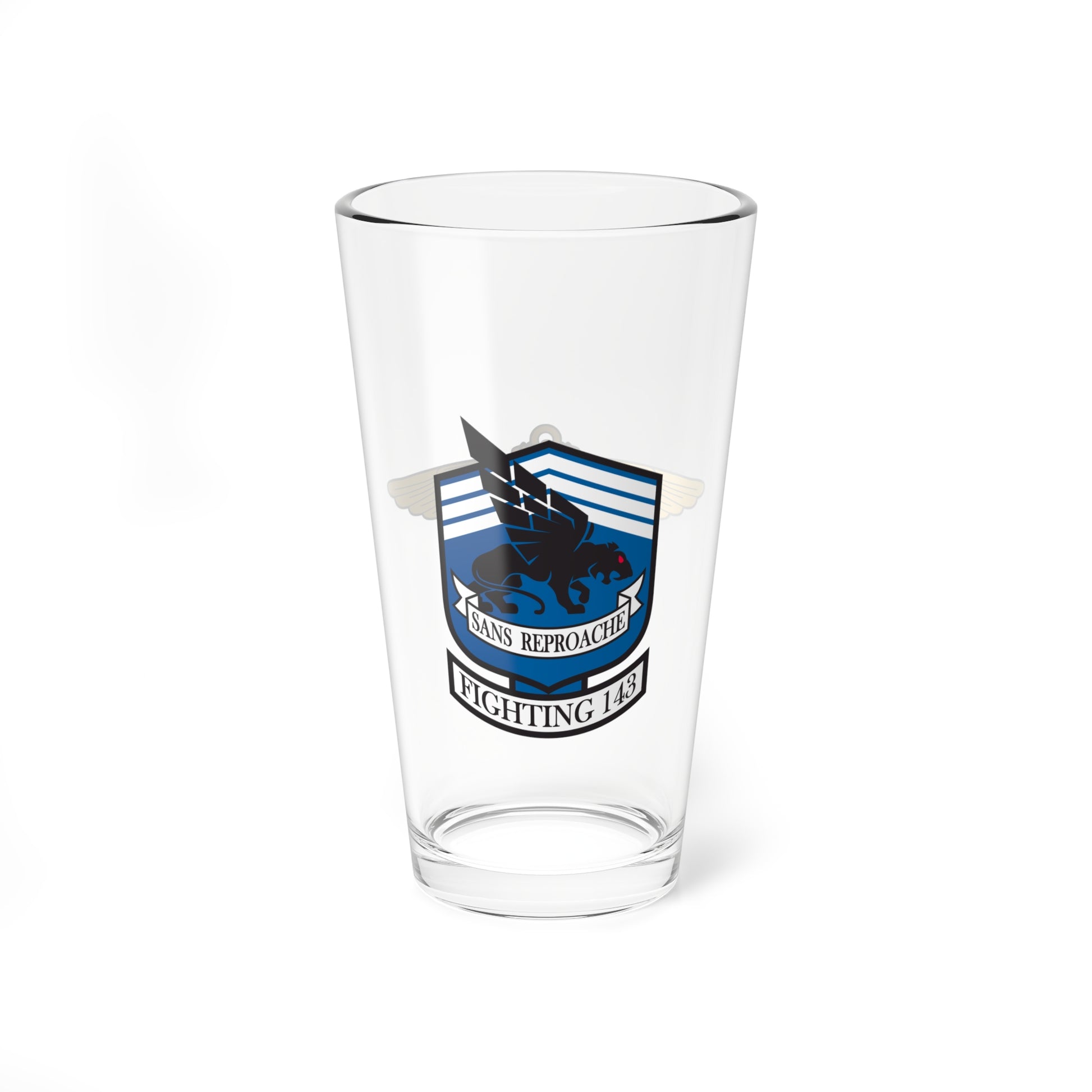VF-143 Pukin Dogs Pilot Pint Glass 16oz