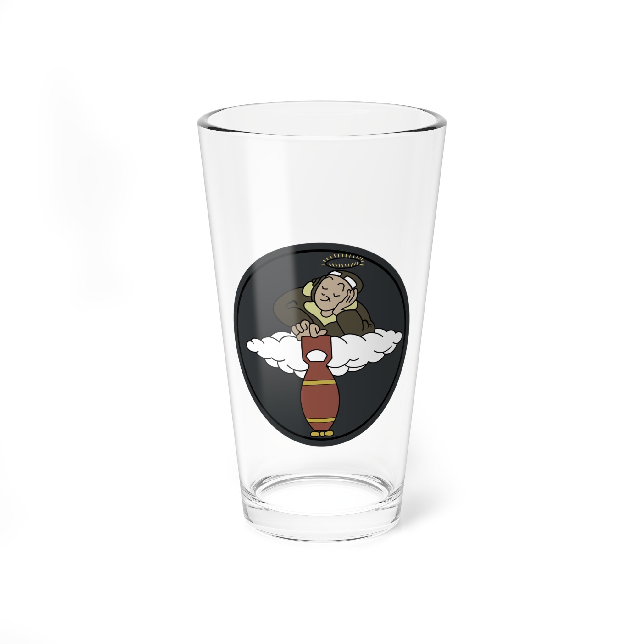 Hippy's Goodness 358th Bombardment Squadron Pint Glass