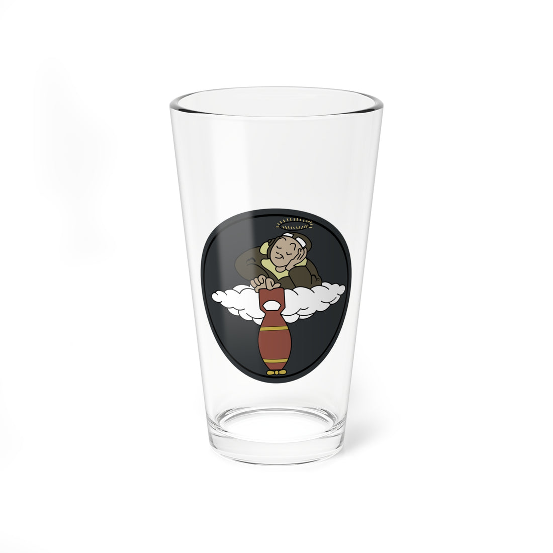 Hippy's Goodness 358th Bombardment Squadron Pint Glass