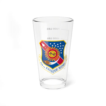 114th Fighter Wing Fuel Low Pint Glass