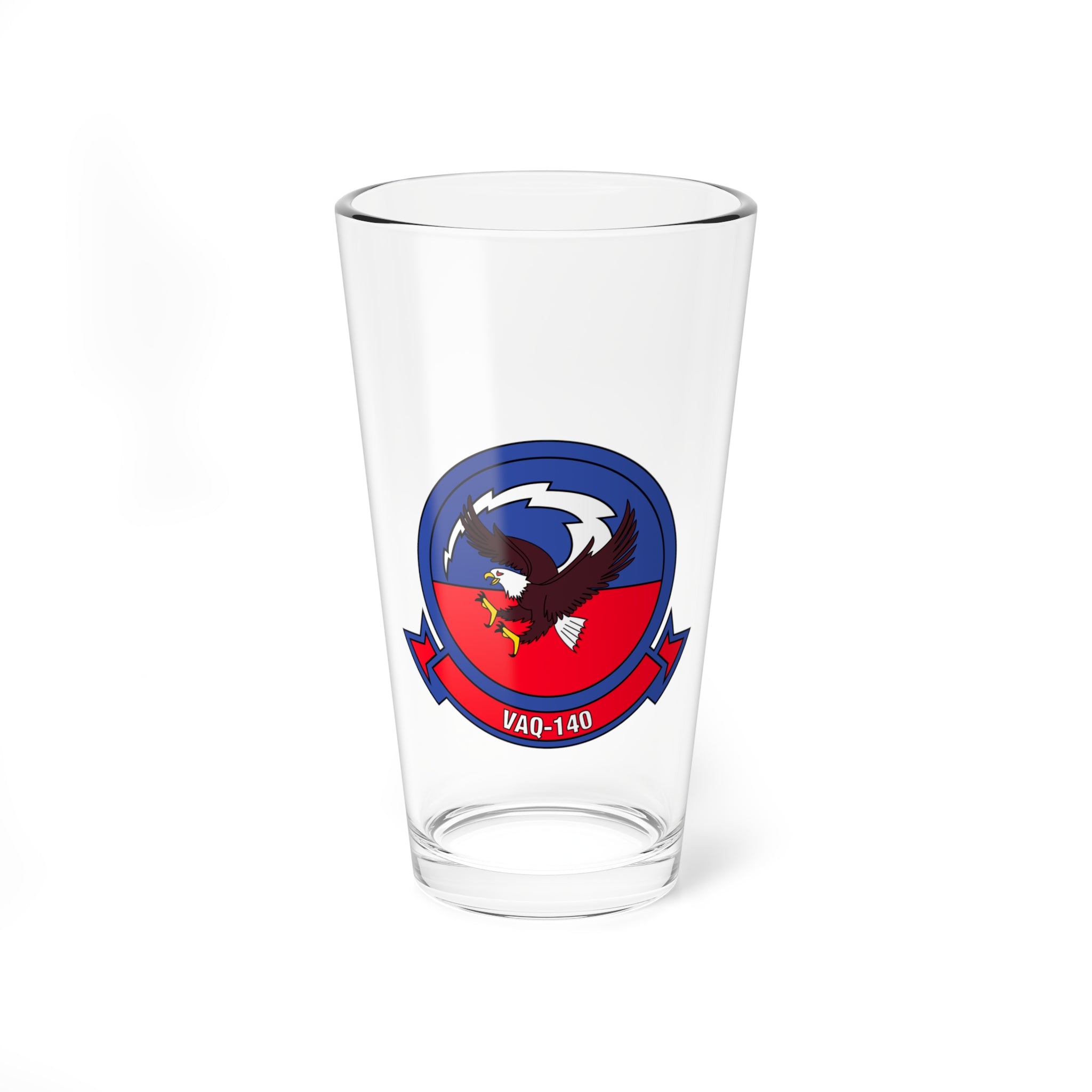 VAQ-140 Patriots Pint Glass, Navy Electronic Attack Squadron flying the EA-18G Growler - Shop at Hippy's Goodness