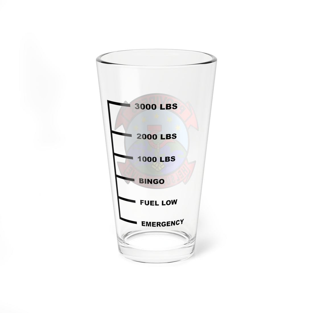 HC-5 Providers Fuel Low Pint Glass 16oz