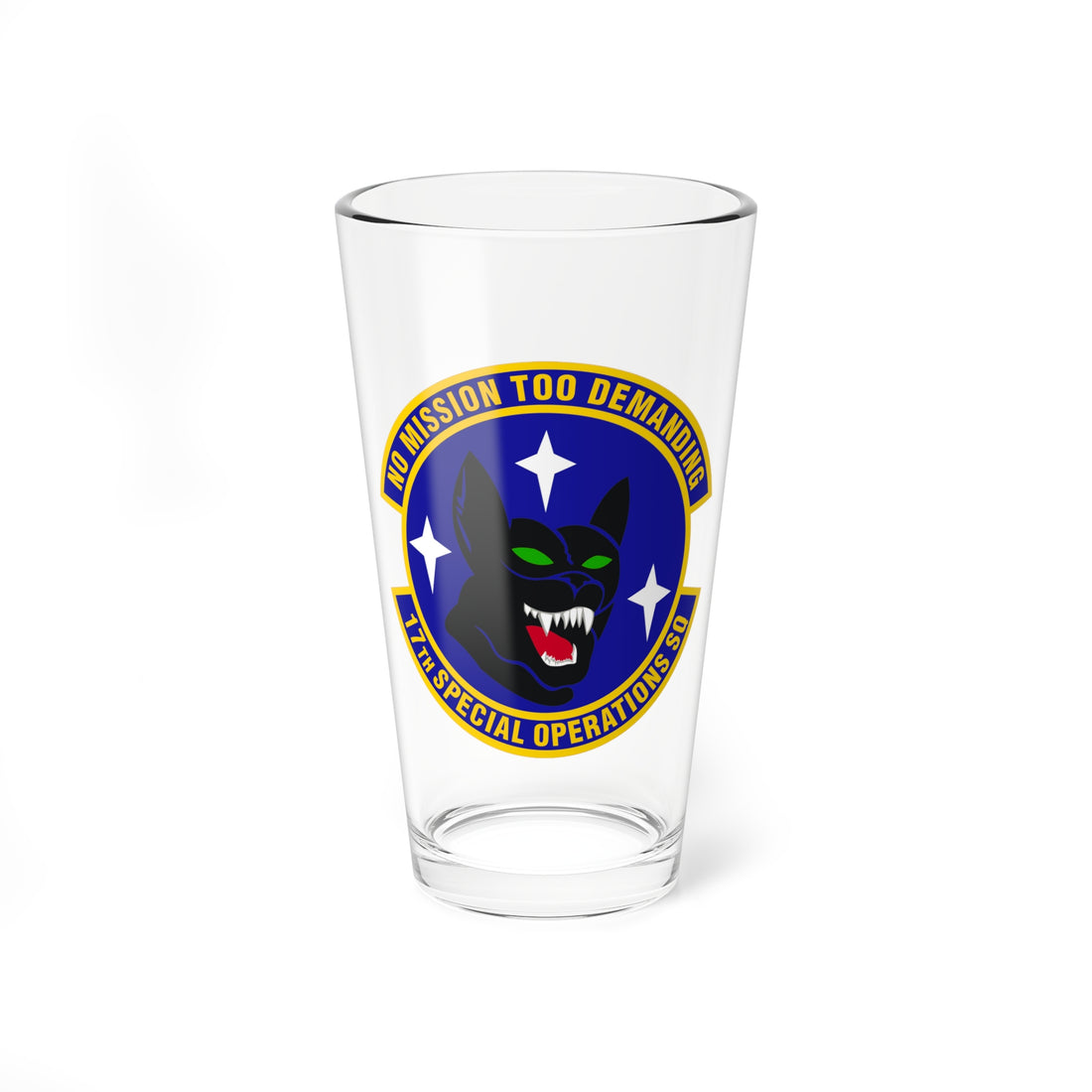 17th Special Operation Squadron Pint Glass 16oz