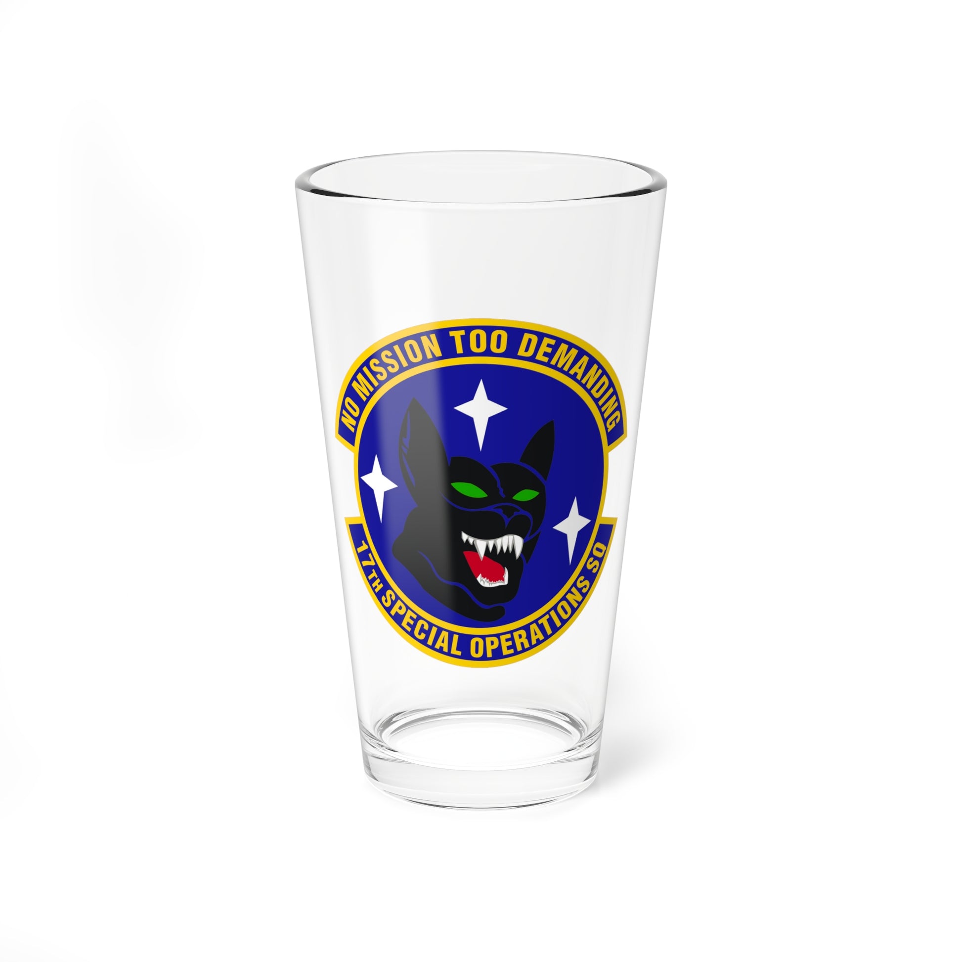 17th Special Operation Squadron Pint Glass 16oz