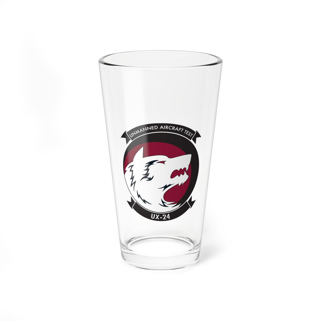UX-24 Ghost Wolves Pint Glass 16oz