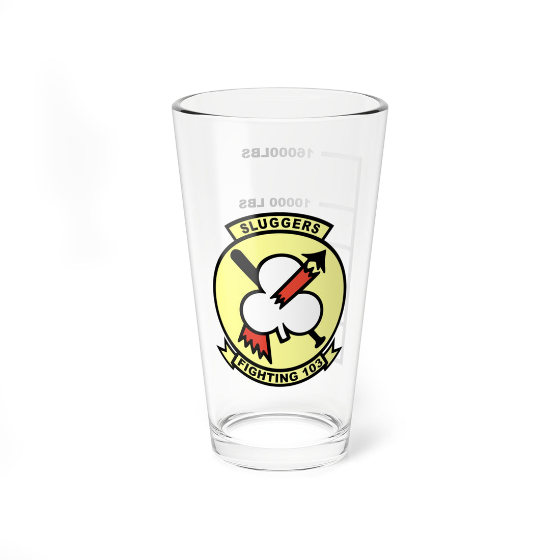 VF-103 Sluggers Fuel Low Pint Glass