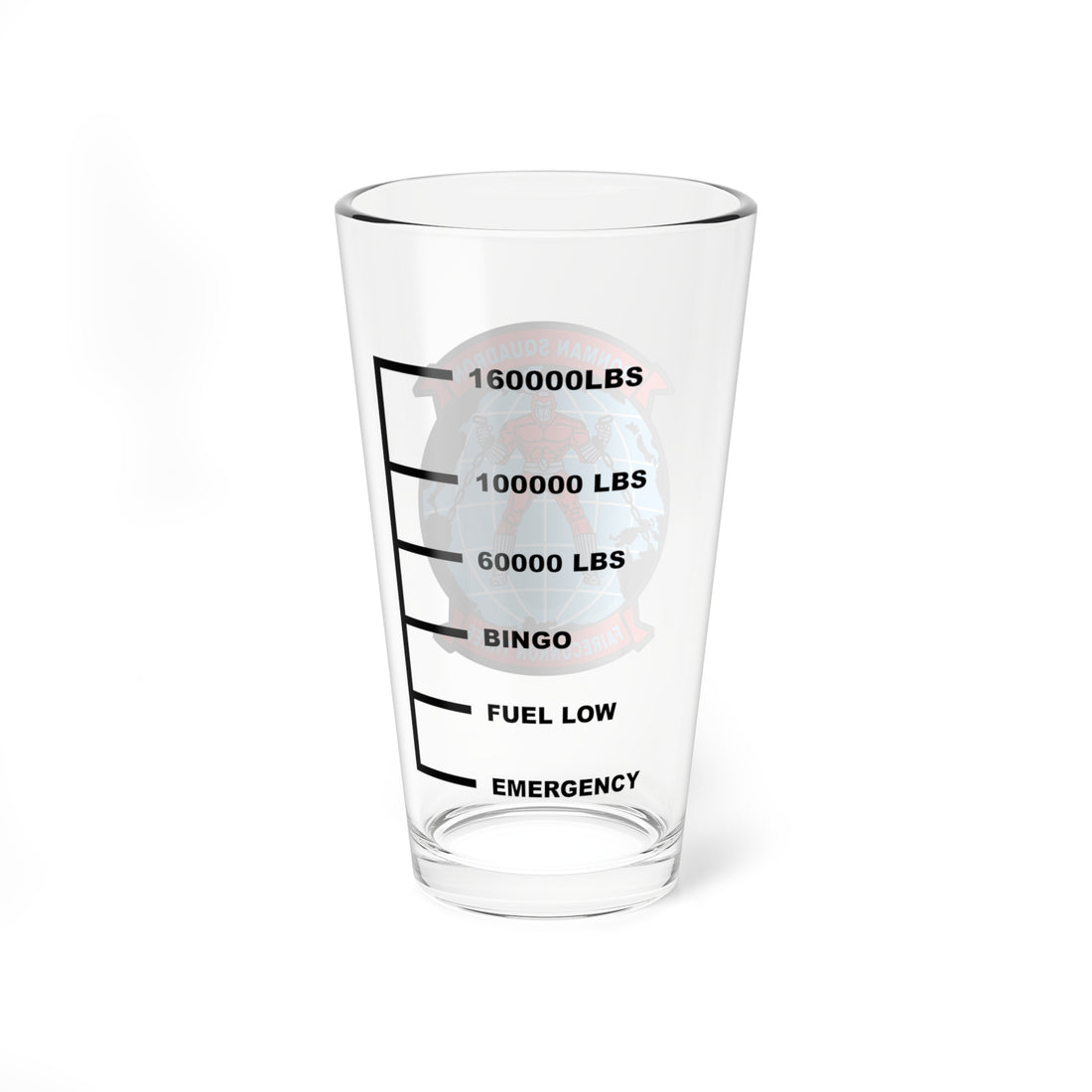 VQ-3 Ironment Fuel Low Pint Glass