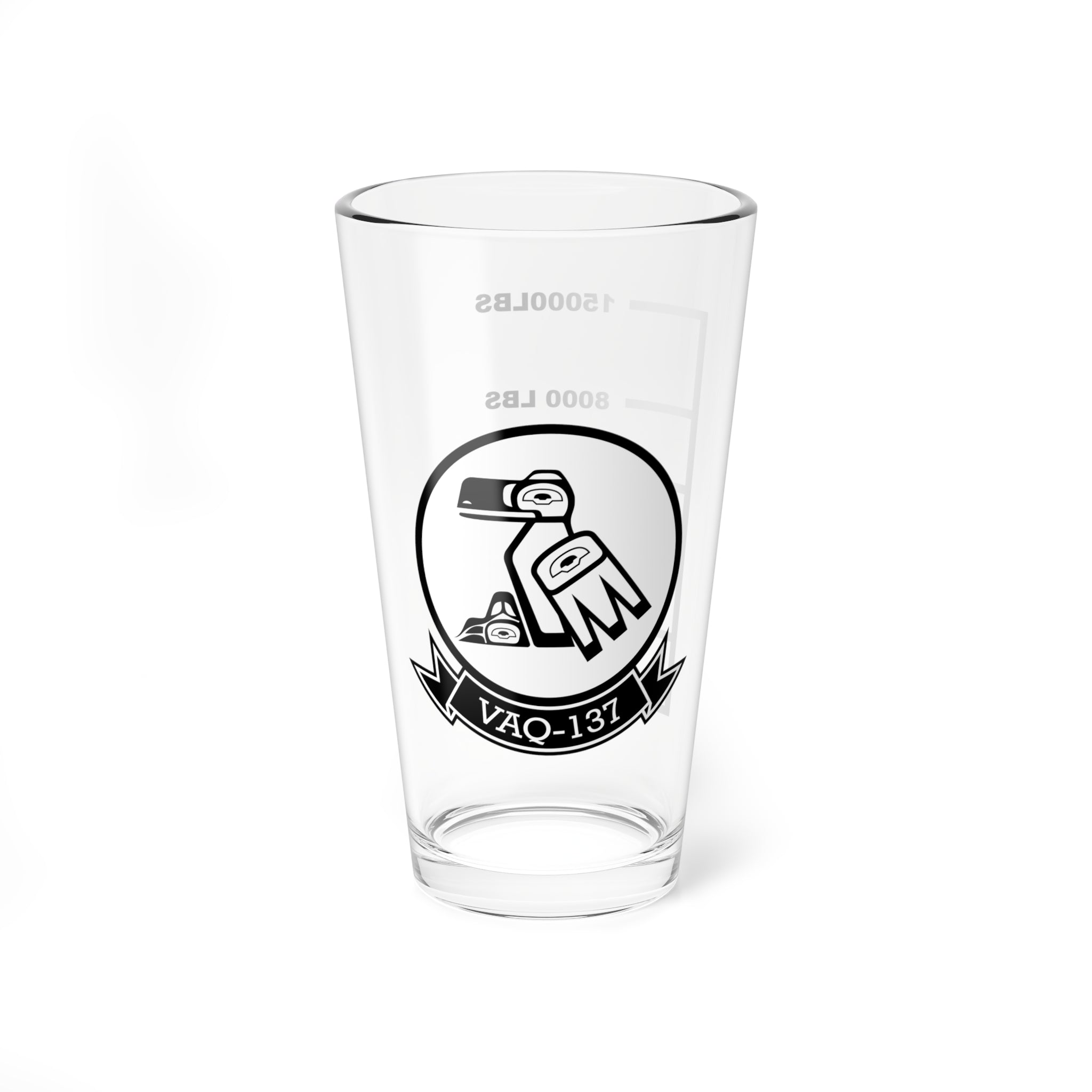 VAQ-137 "Rooks" Fuel Low Pint Glass