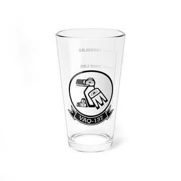 VAQ-137 "Rooks" Fuel Low Pint Glass