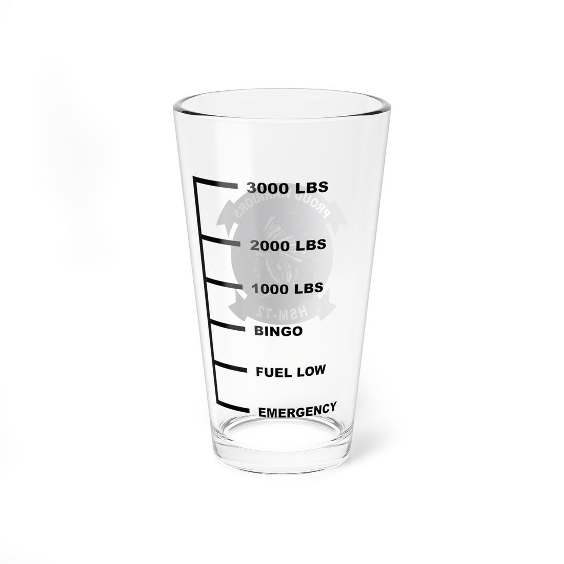HSM-72 Proud Warriors Fuel Glass