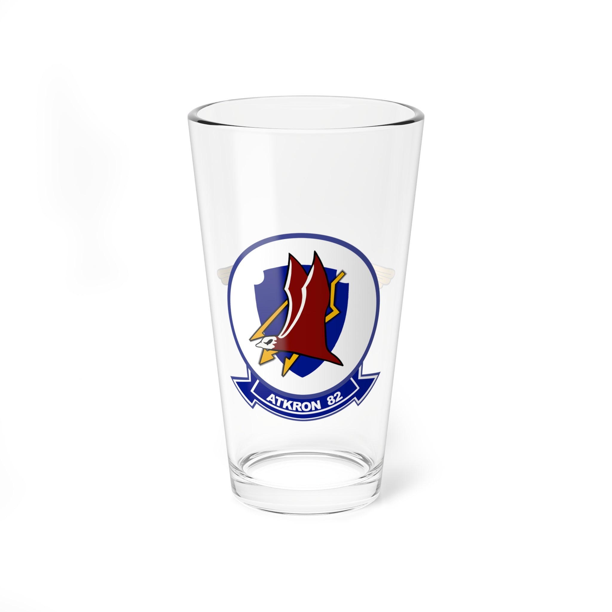 VA-82 "Marauders" Pilot Pint Glass, Navy Attack Squadron - Shop at Hippy's Goodness