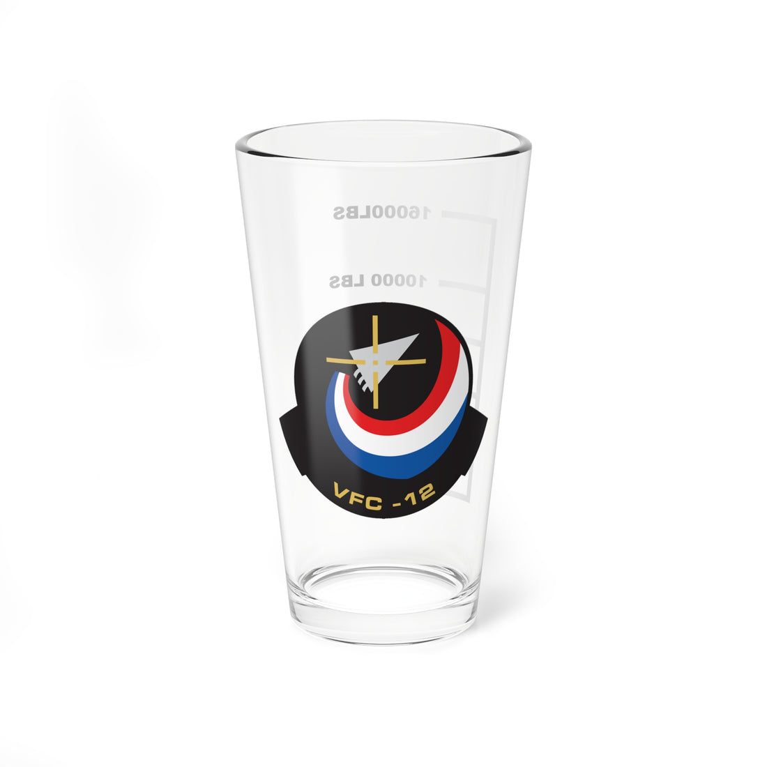 VFC-12 "Fighting Omars" Fuel Low Pint Glass 