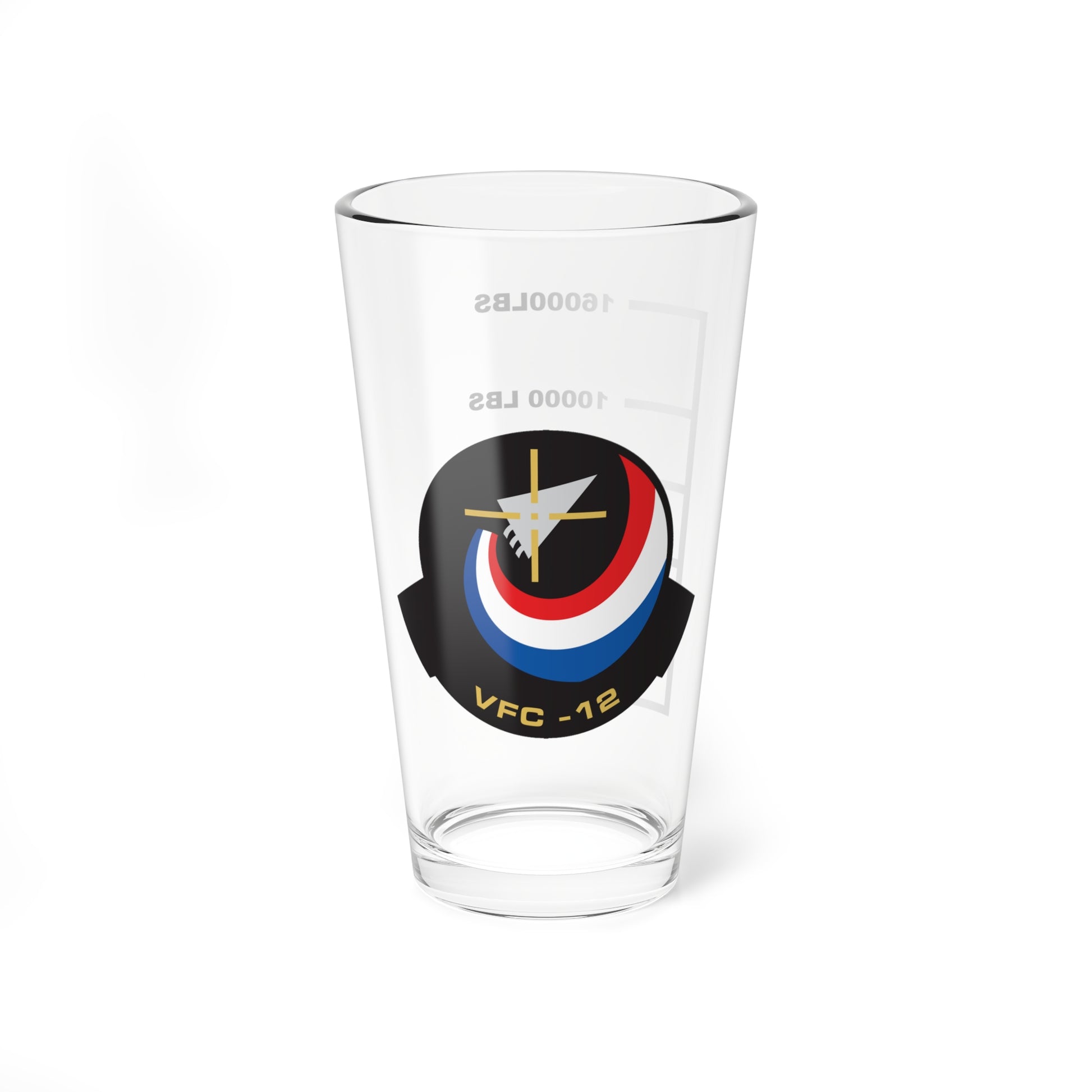 VFC-12 "Fighting Omars" Fuel Low Pint Glass 