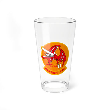 VA-174 "Hellrazers" Pint Glass, Navy Attack Squadron - Shop at Hippy's Goodness
