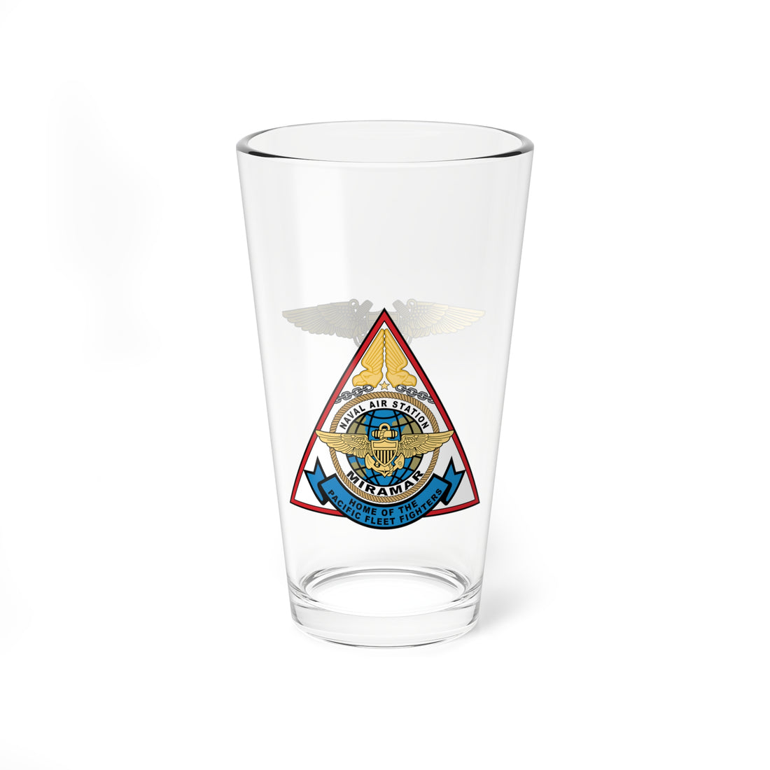 Hippy's Goodness Personalized NAS Miramar NFO 161-301 Pint Glass