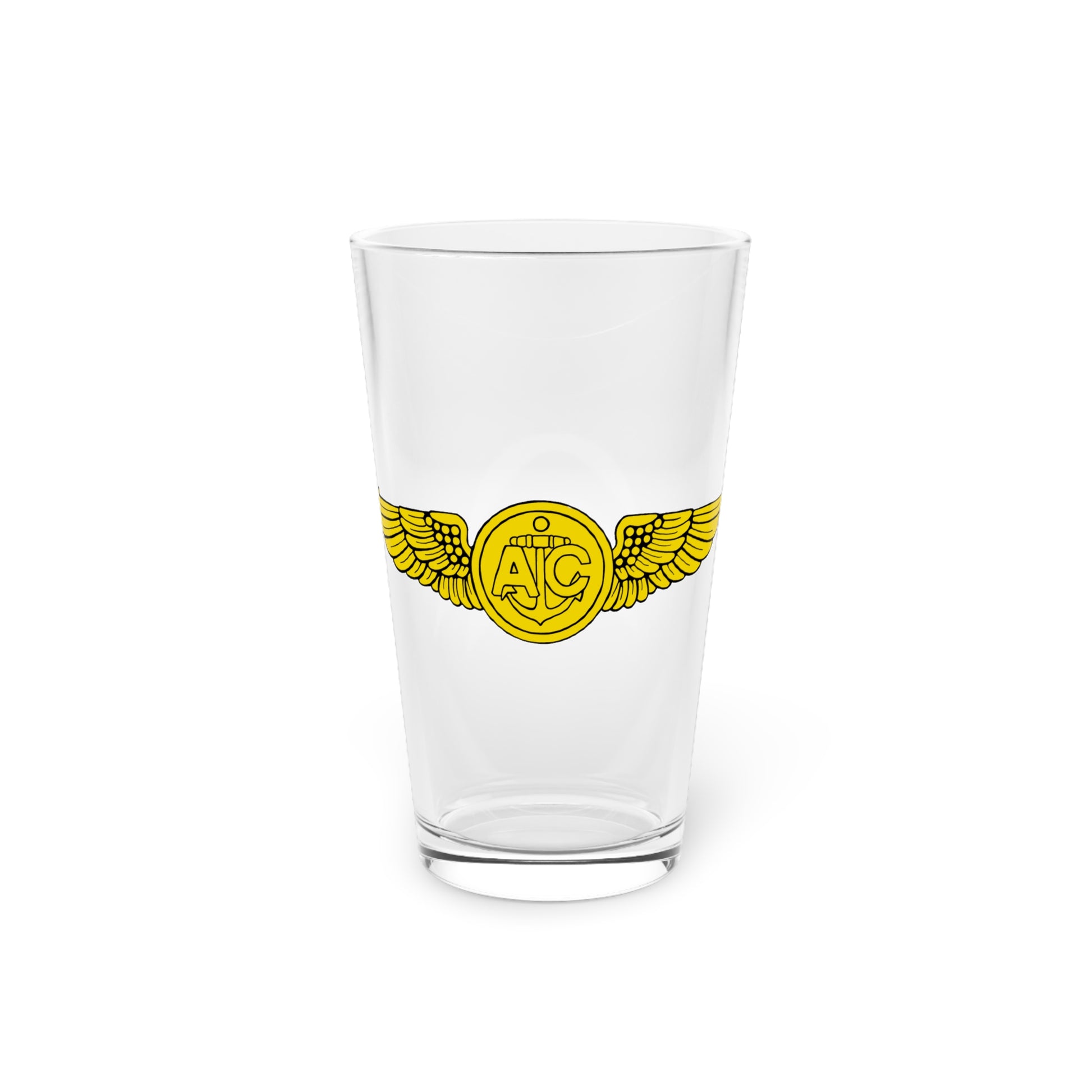 Naval Aircrewman Wings Pint Glass 16oz