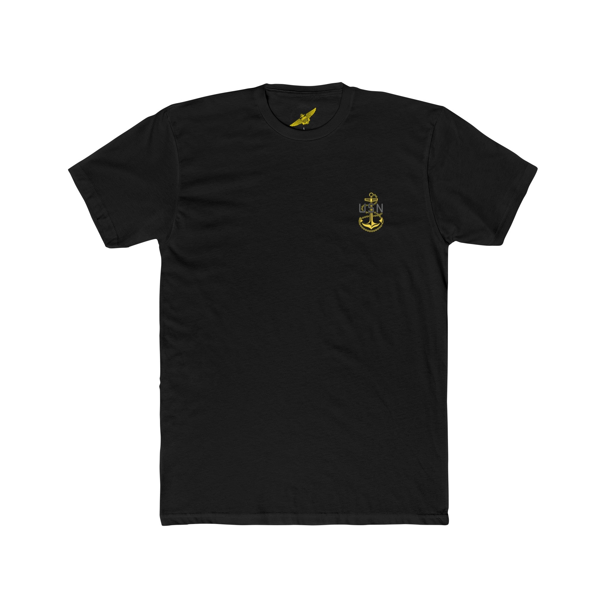 NAS Willow Grove AIMD Navy Chief Crew Tee, US Navy Aviation Intermediate Maintenance Depot with Chief Insignia - Shop at Hippy's Goodness