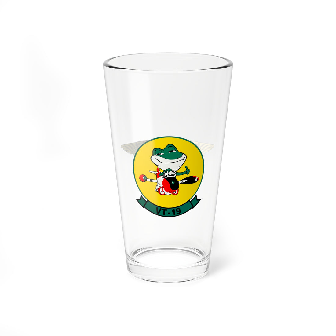 VT-19 Frogs NFO Pint Glass 16oz