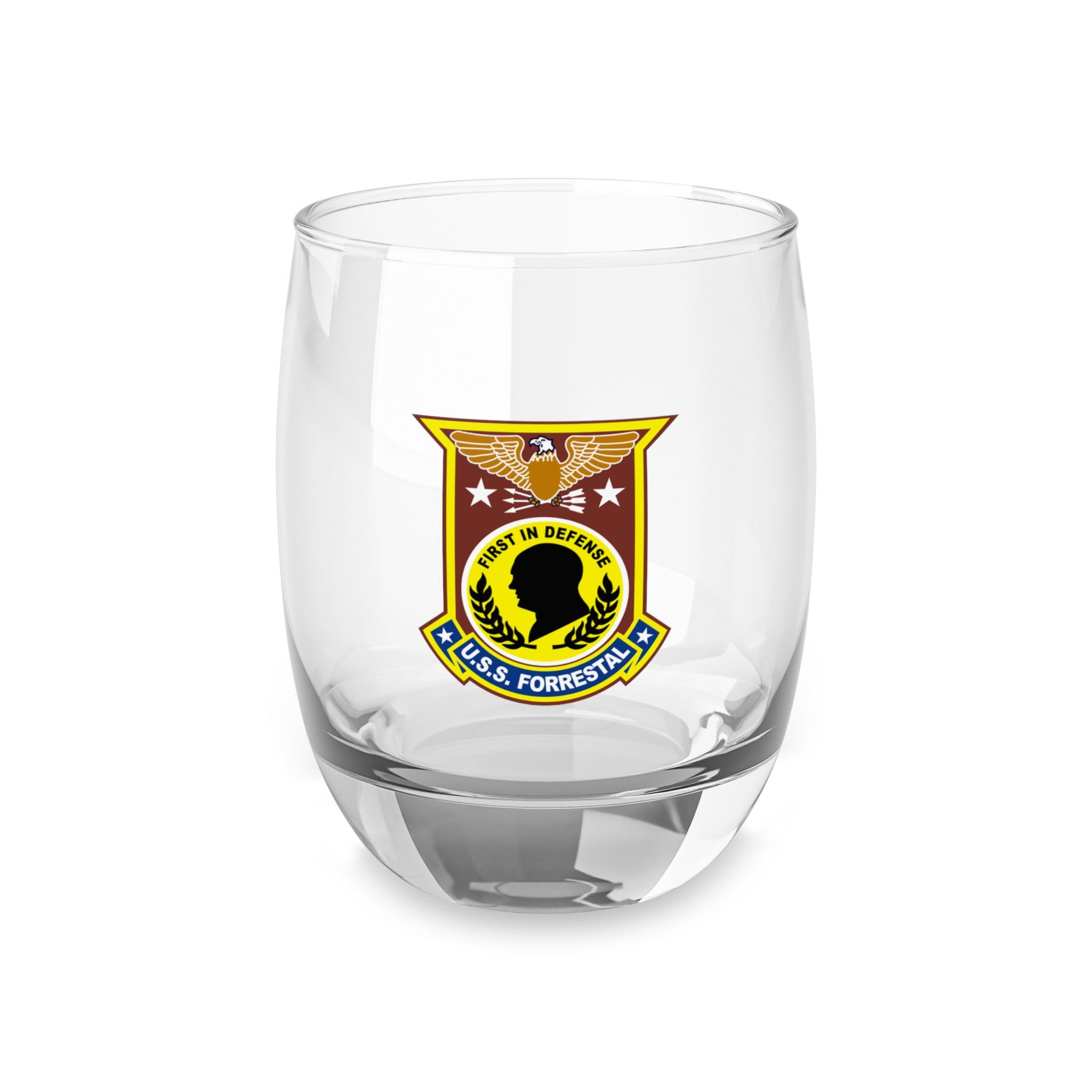 USS Forrestal Whiskey Glass - Shop at Hippy's Goodness