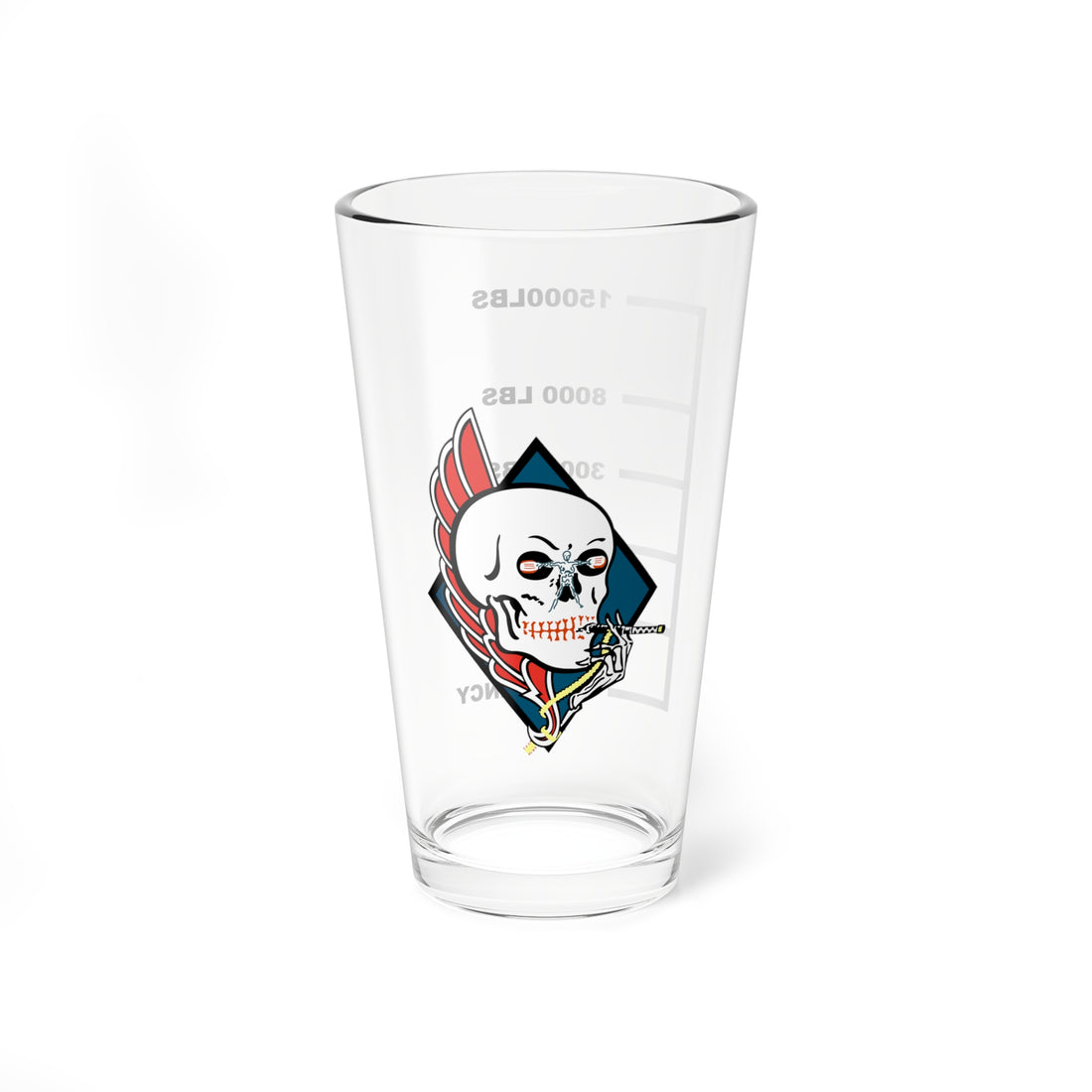 VA-34 "Blue Blasters" Fuel Low Pint Glass