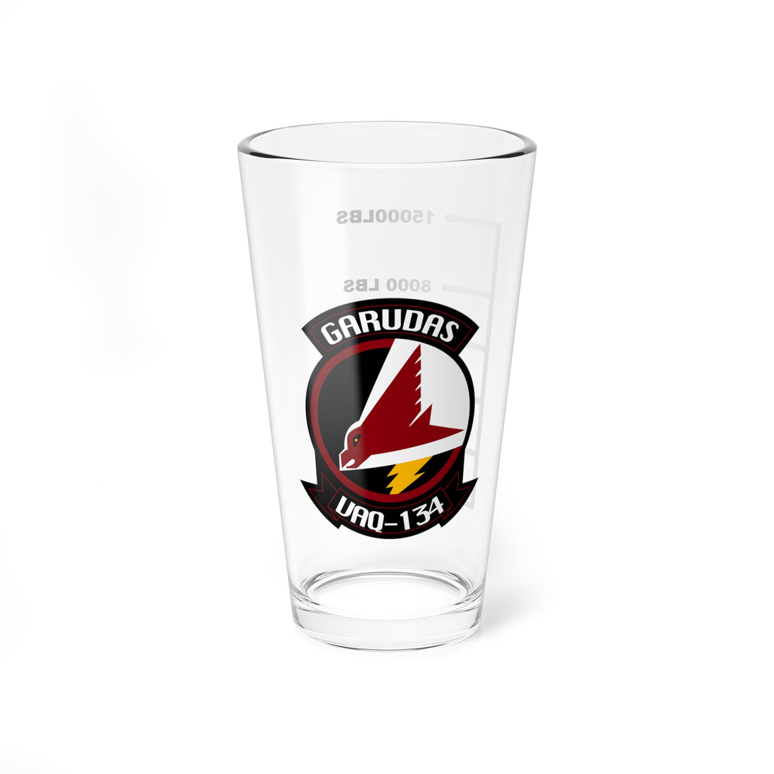 VAQ-134 "Garudas" Fuel Low Pint Glass
