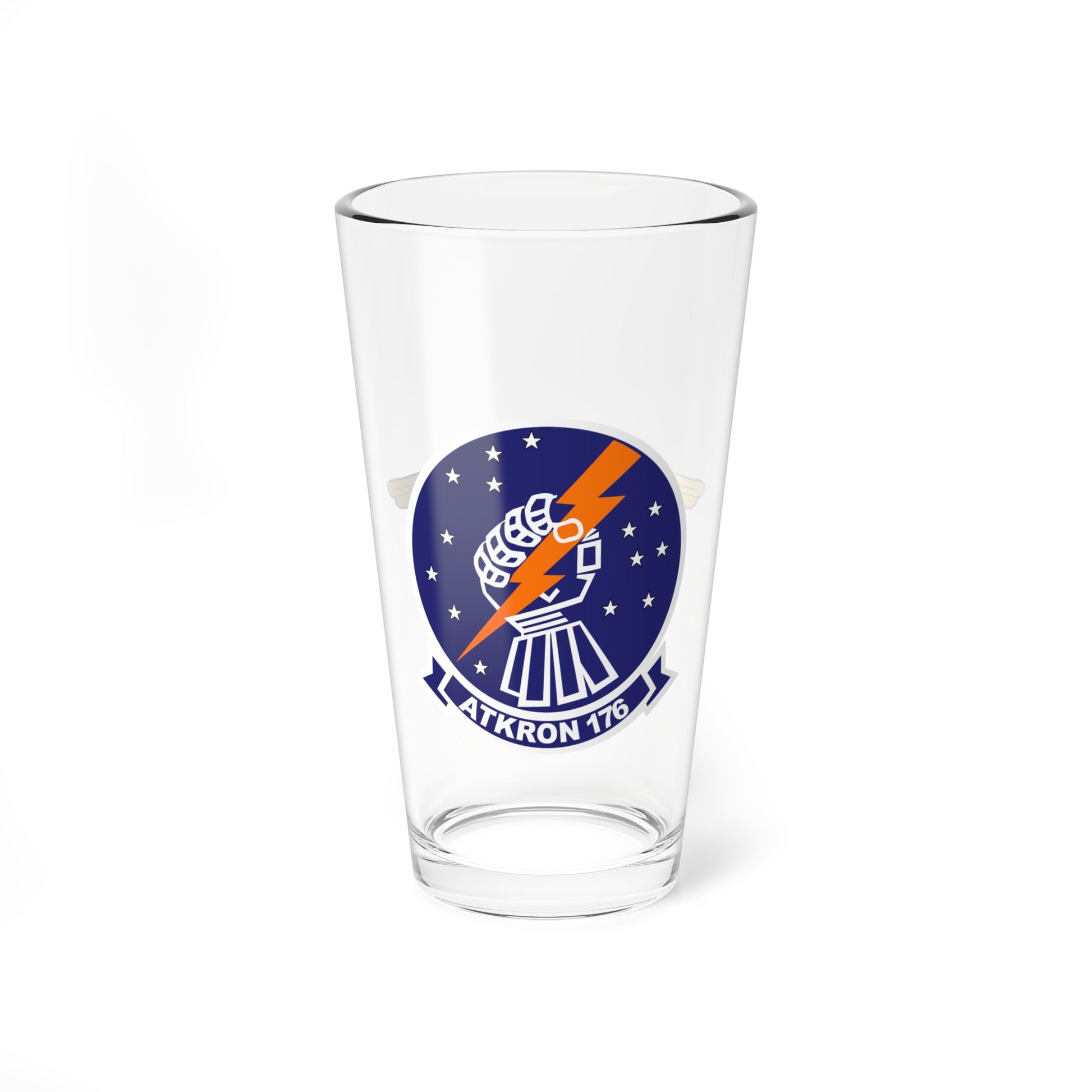 VA-176 Blue Thunderbolts Pilot Pint Glass 16oz 