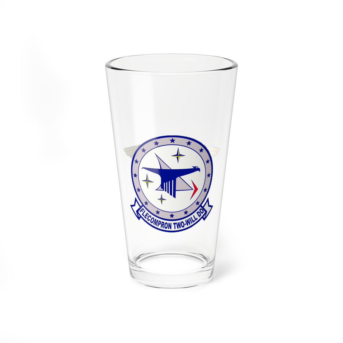 VC-2 Blue Falcons Aircrewman Pint Glass 16oz
