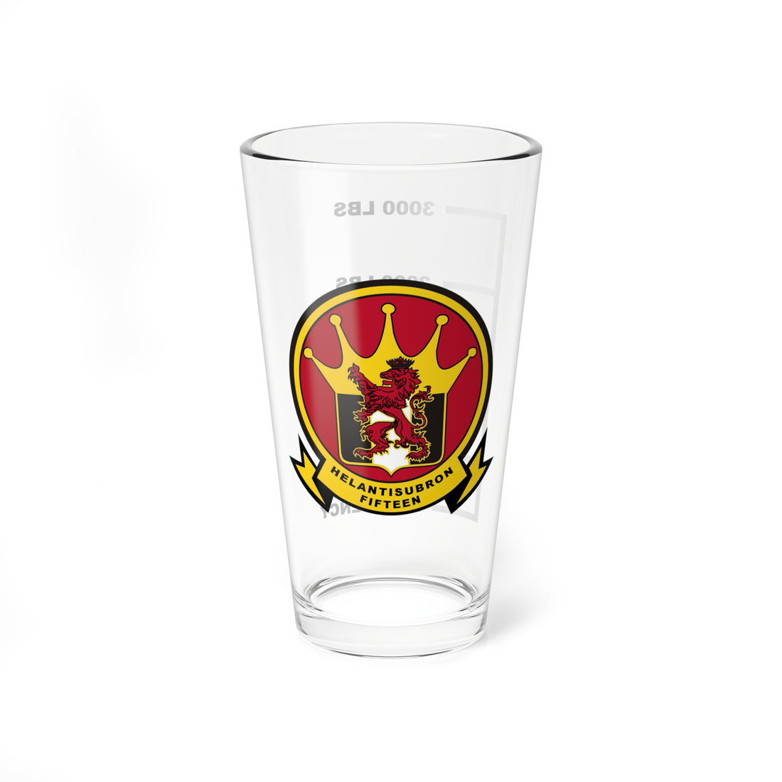 HS-15 Red Lions Fuel Low Pint Glass Mixing Glass 16oz 