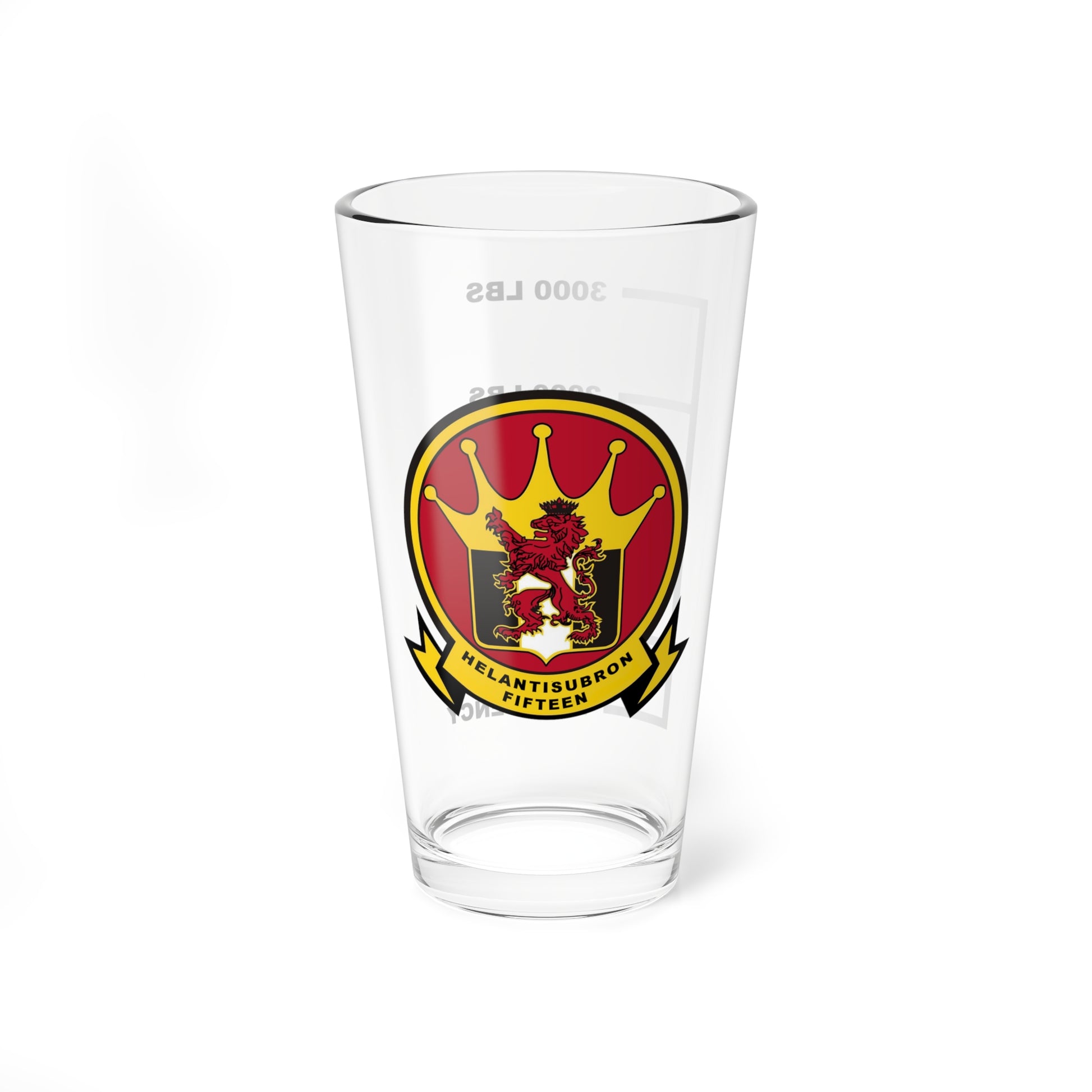 HS-15 Red Lions Fuel Low Pint Glass Mixing Glass 16oz 